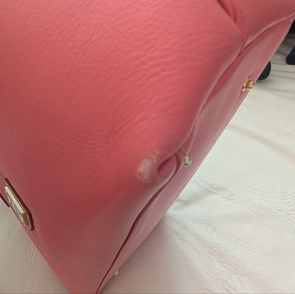 Dooney & Bourke Florentine Leather Dillen Satchel Bubble Gum Pink BAG & … - Picture 11 of 14